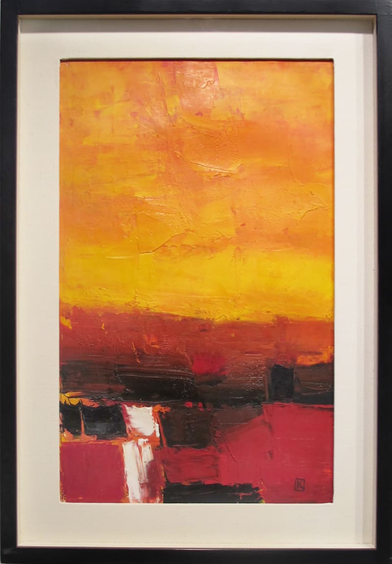 Peter Kinley, Landscape, Yellow and Red