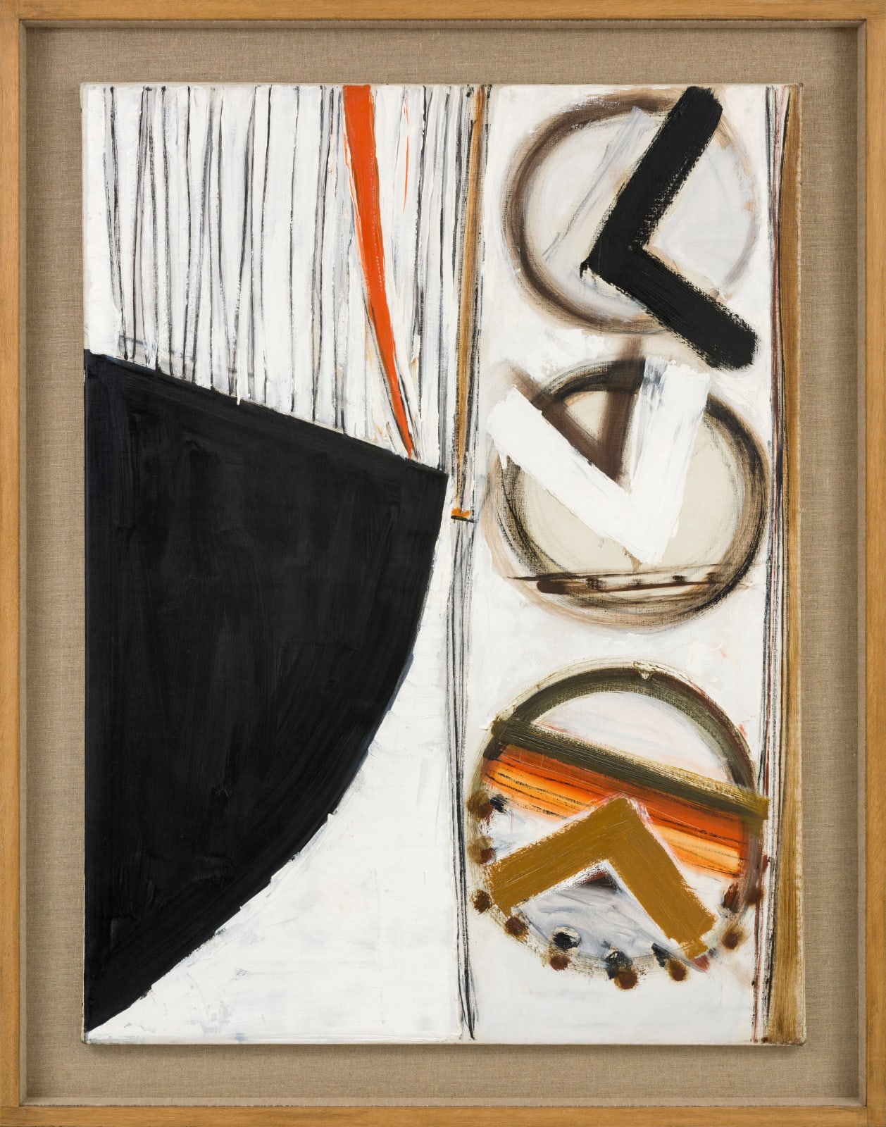 Terry Frost, Black, White & Orange