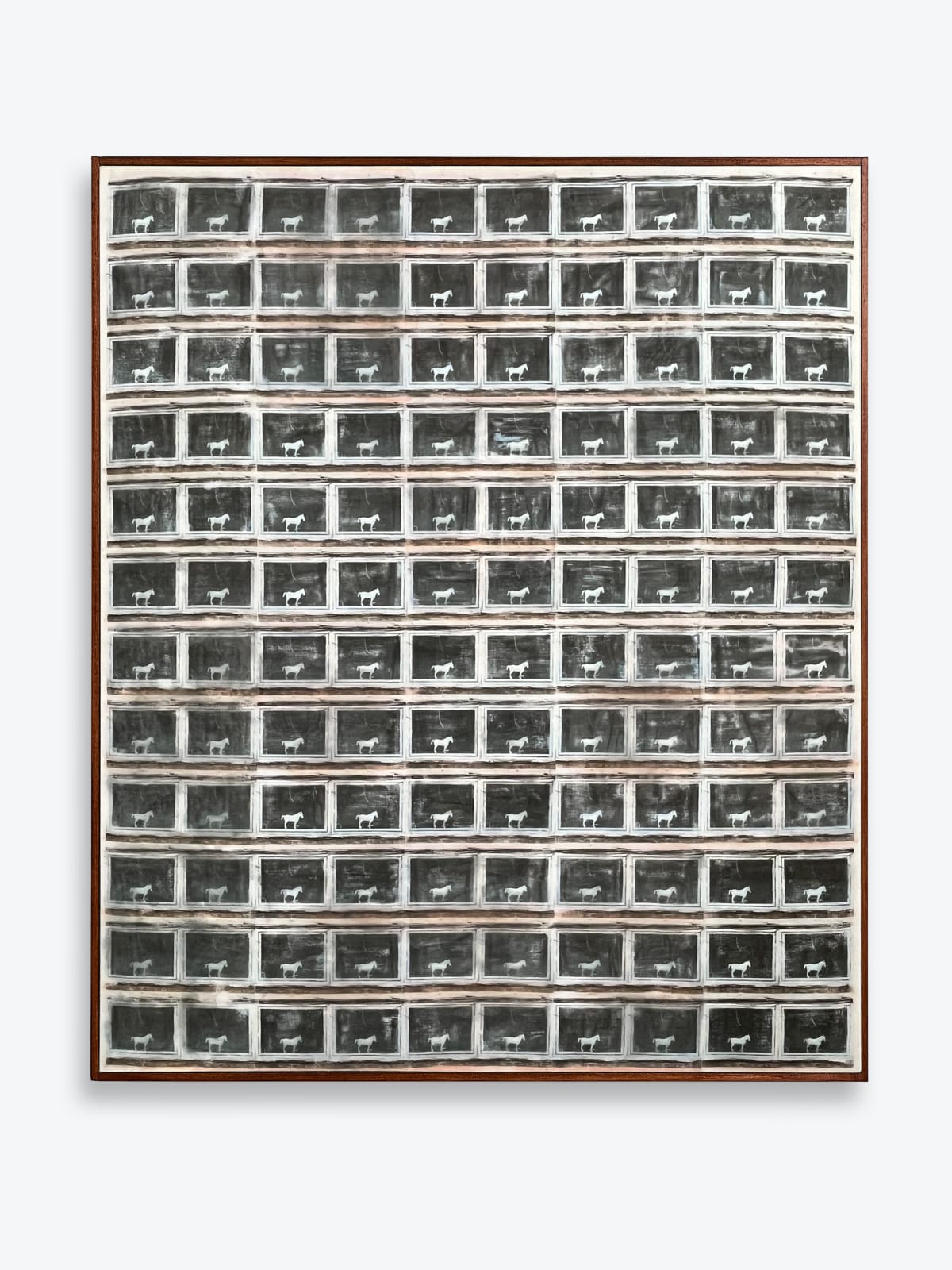 Zachary Merle, Horses in the Window , 2025