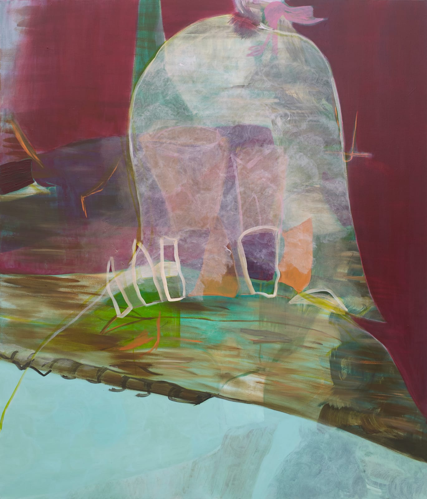 Charlotte Winifred Guérard, Facing Away, Composition 15 Replica, 2024