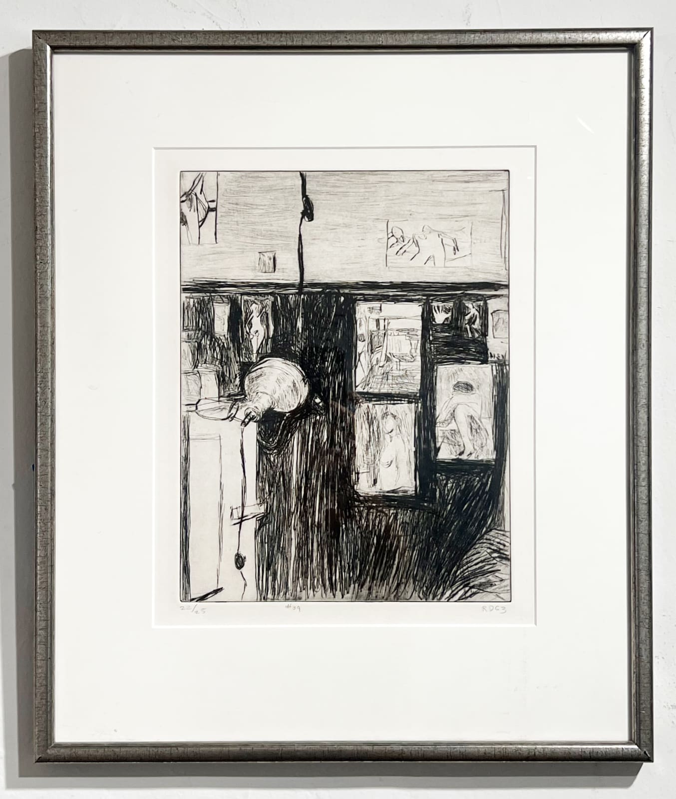 Richard Diebenkorn, No. 39 from a series of 41 Etchings and Drypoints, 1963