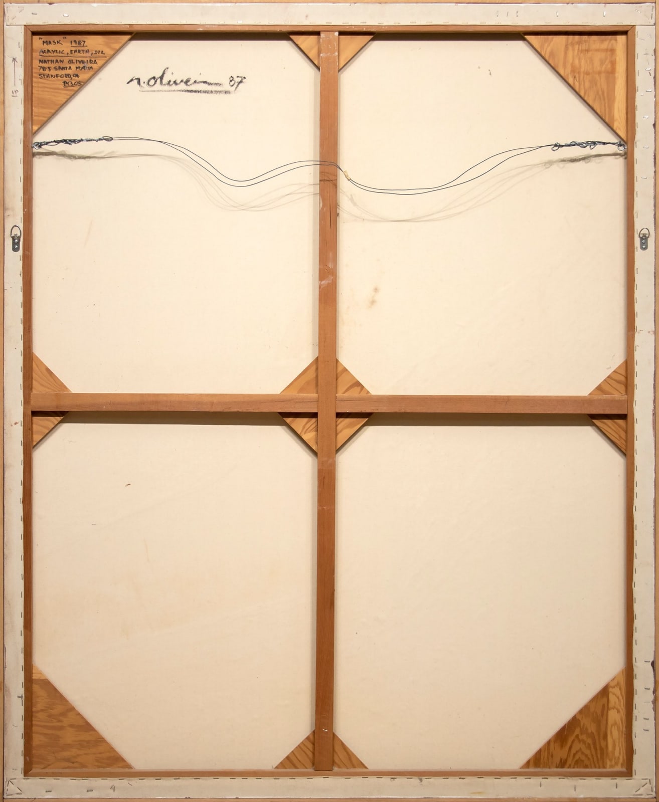 Nathan Oliveira, Mask, 1987