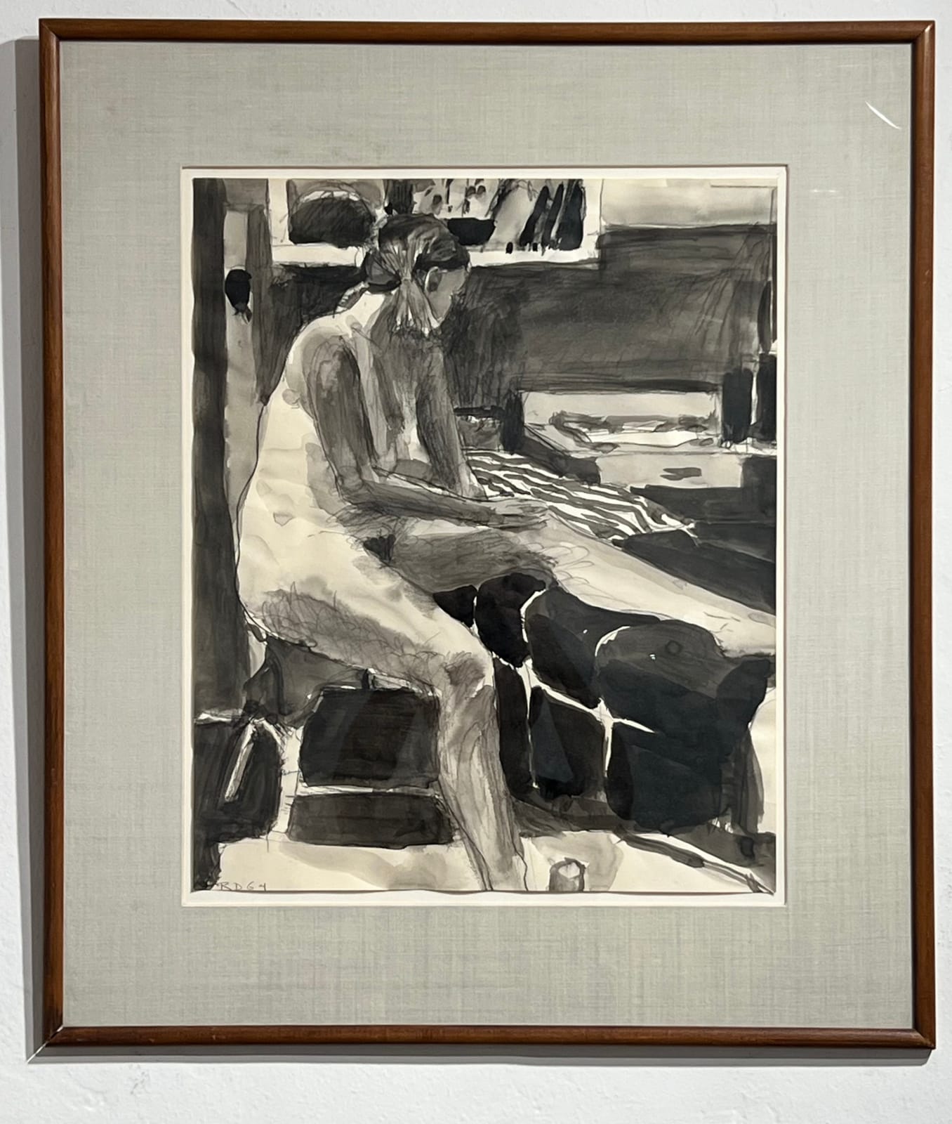 Richard Diebenkorn, Seated Nude, 1964