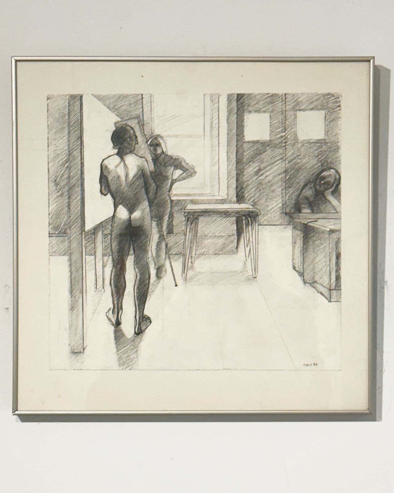 Theophilus Brown, In the Studio, 1980