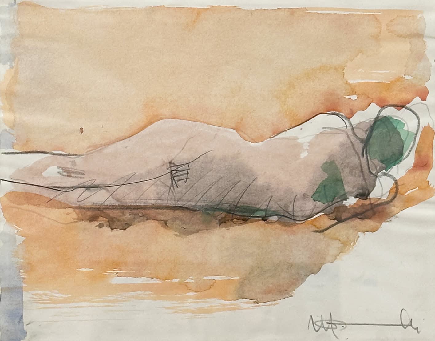 Manuel Neri, Odalisque Study No. 1, 1973