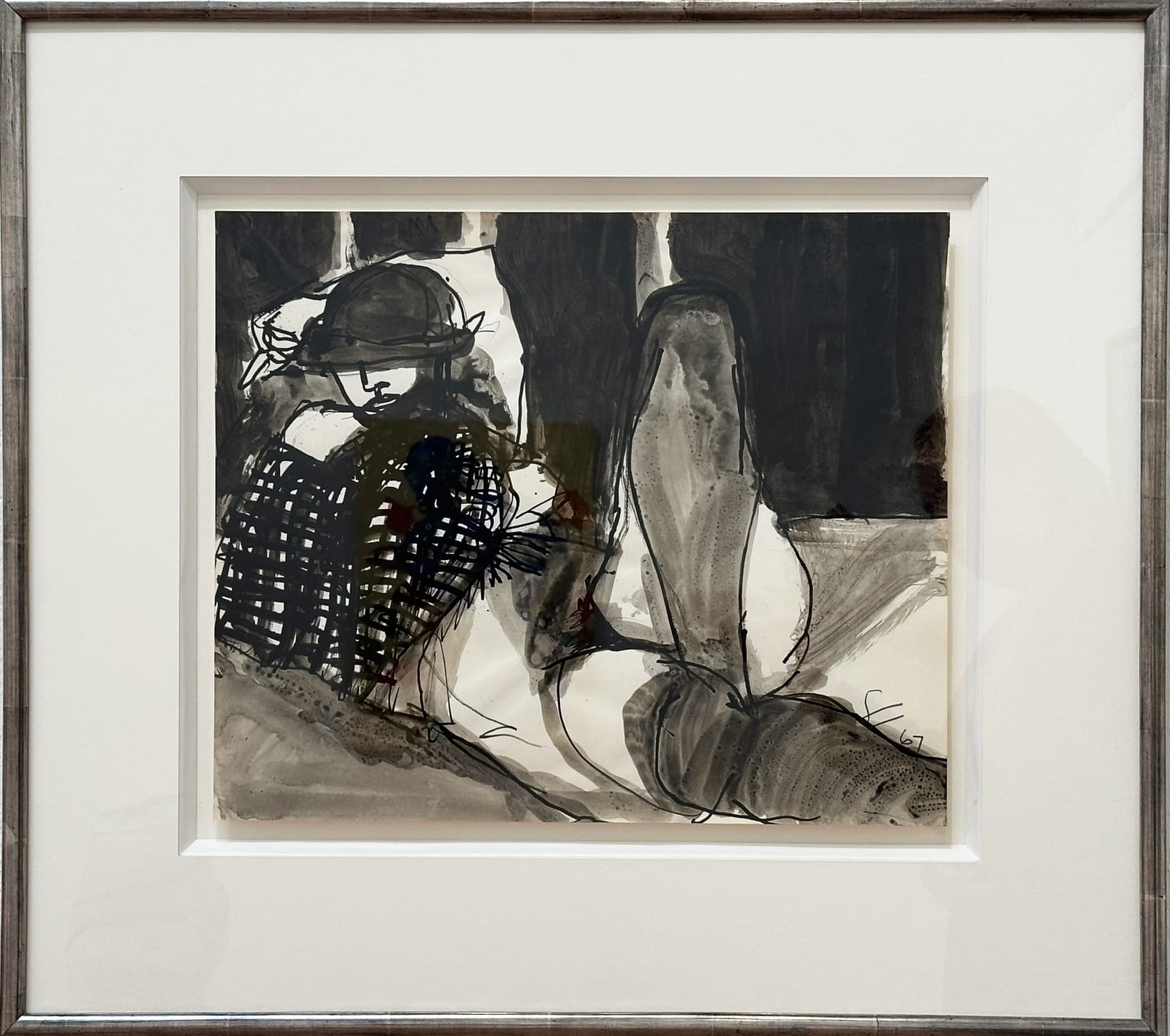 Frank Lobdell, Figure Drawing Series No. 147, 1967