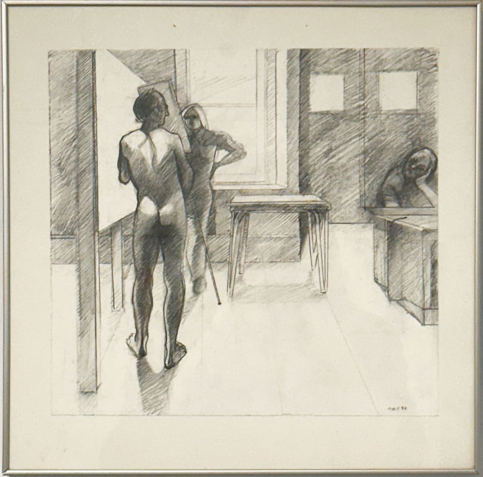 Theophilus Brown, In the Studio, 1980