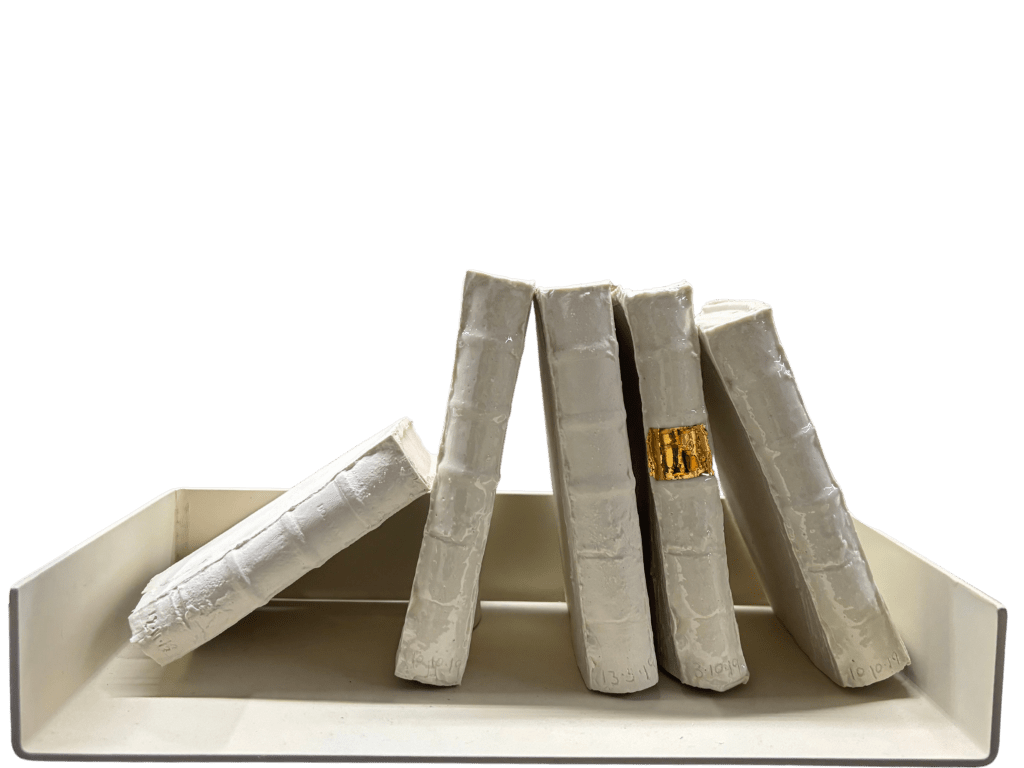 Mariana Tocornal, Shelf (with 5 books), 2020