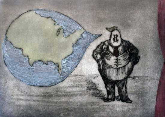 Sandra Ramos, Trumpito. Homenaje a Thomas Nast, 2017