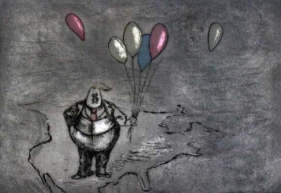 Sandra Ramos, Trumpito. Homenaje a Thomas Nast, 2017