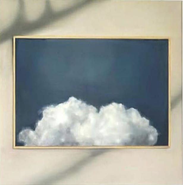 Filio Galvez, Untitled, from "R.I.P (Reverse Image Paintings)" series, 2020