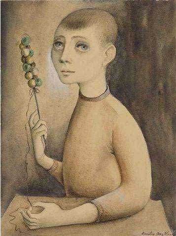 Emilio Baz Viaud, Niño con Cascabeles, ca. 1950