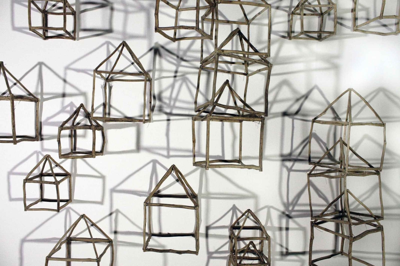 J. Roberto Diago, La Ciudad Transparente (set of 8 houses), ca.2009