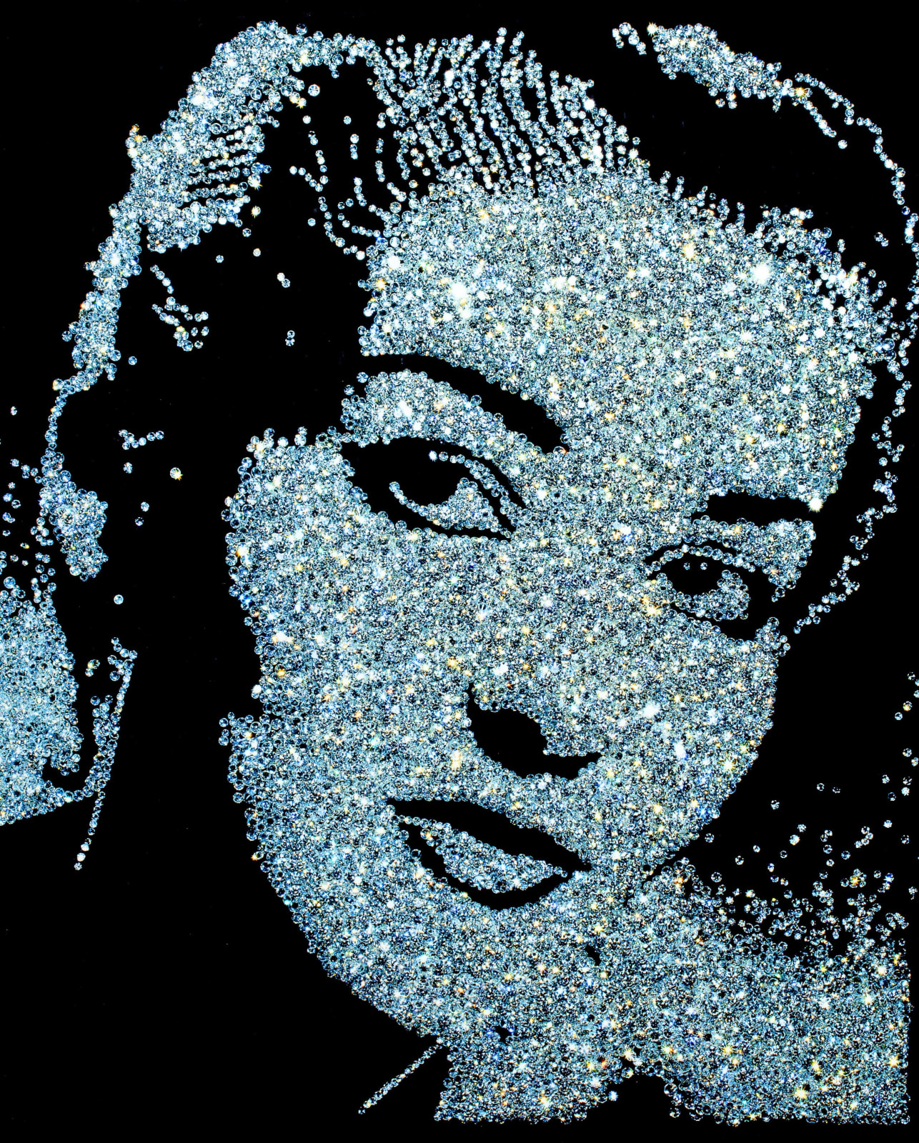 Vik Muniz, Maria Callas (from Diamond Divas), 2004