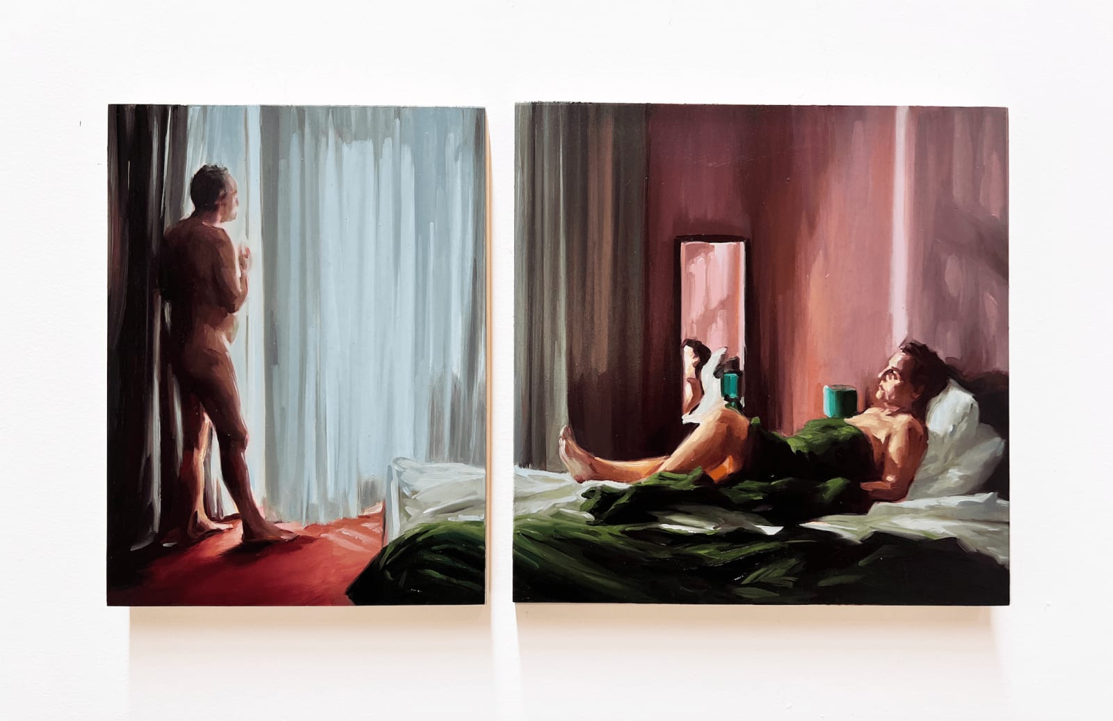 Leticia Sanchez Toledo, Intimite I-II (Dyptich), 2025