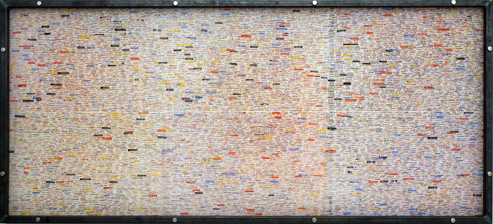 Ruben Millares, Paint by Number Vellum #6, 2017