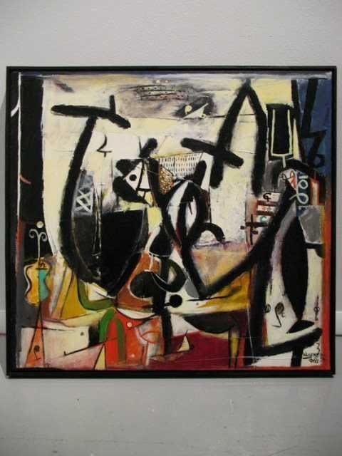 Wosene Kosrof, Word Play II, 2005