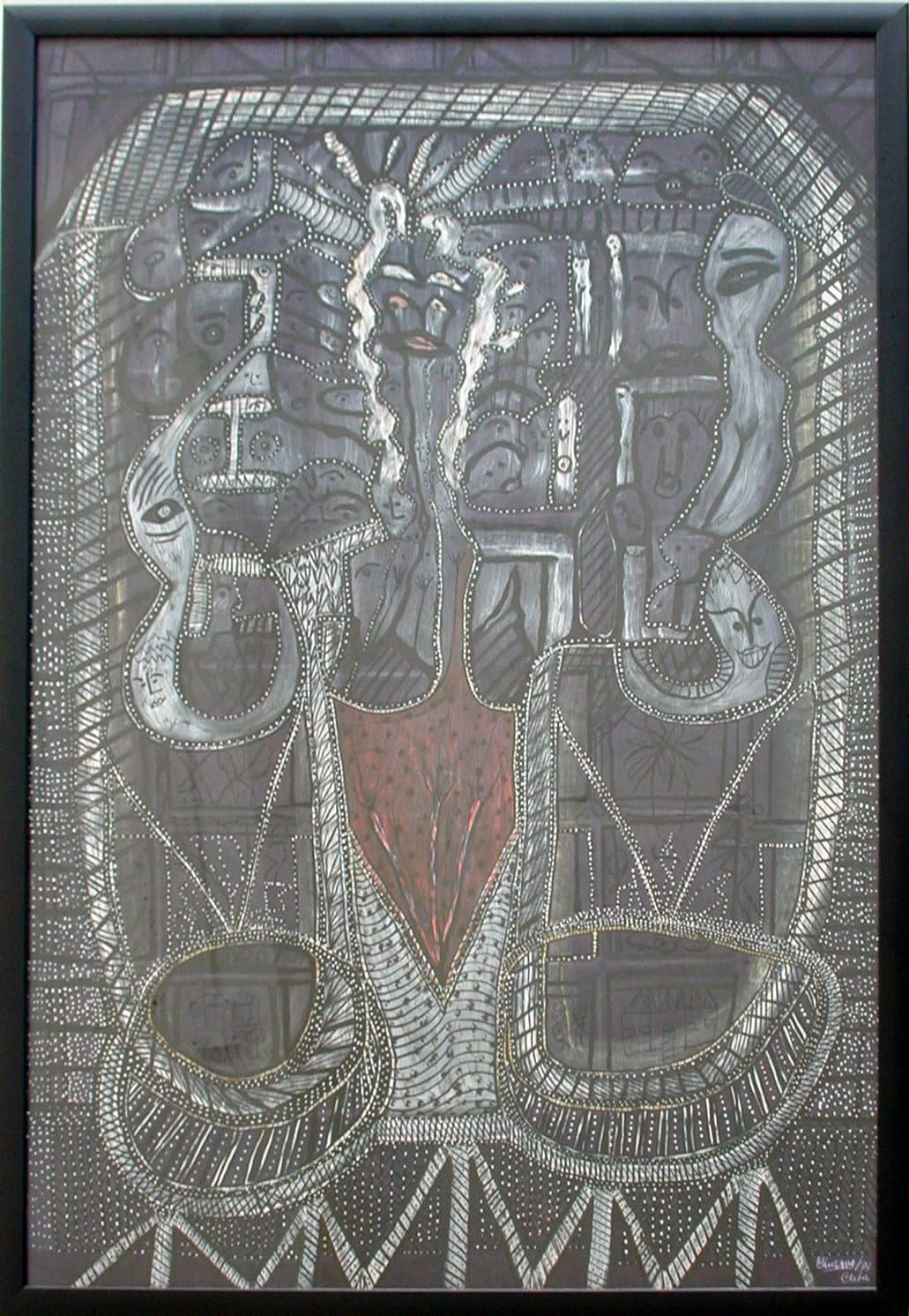 Minerva Lopez, "Serie Ritos - No. 1" (1984), 1984