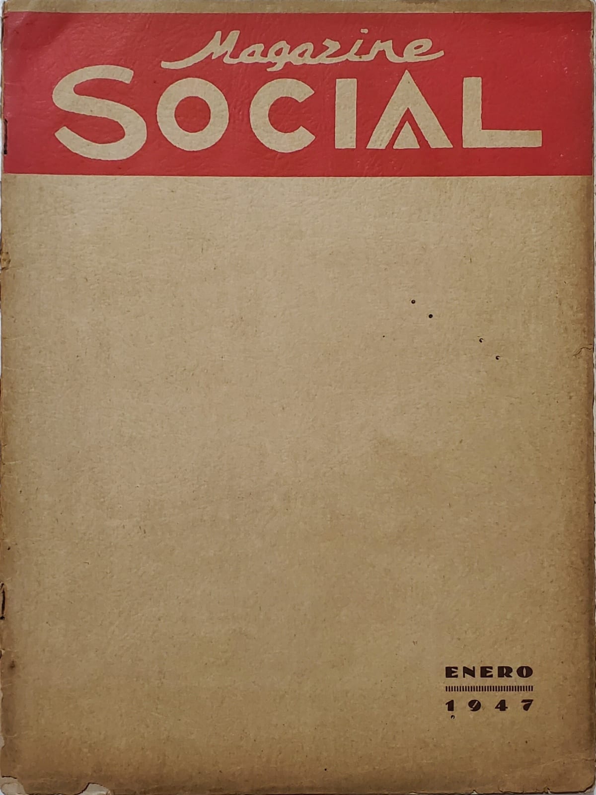 Magazine Social. Enero, 1947