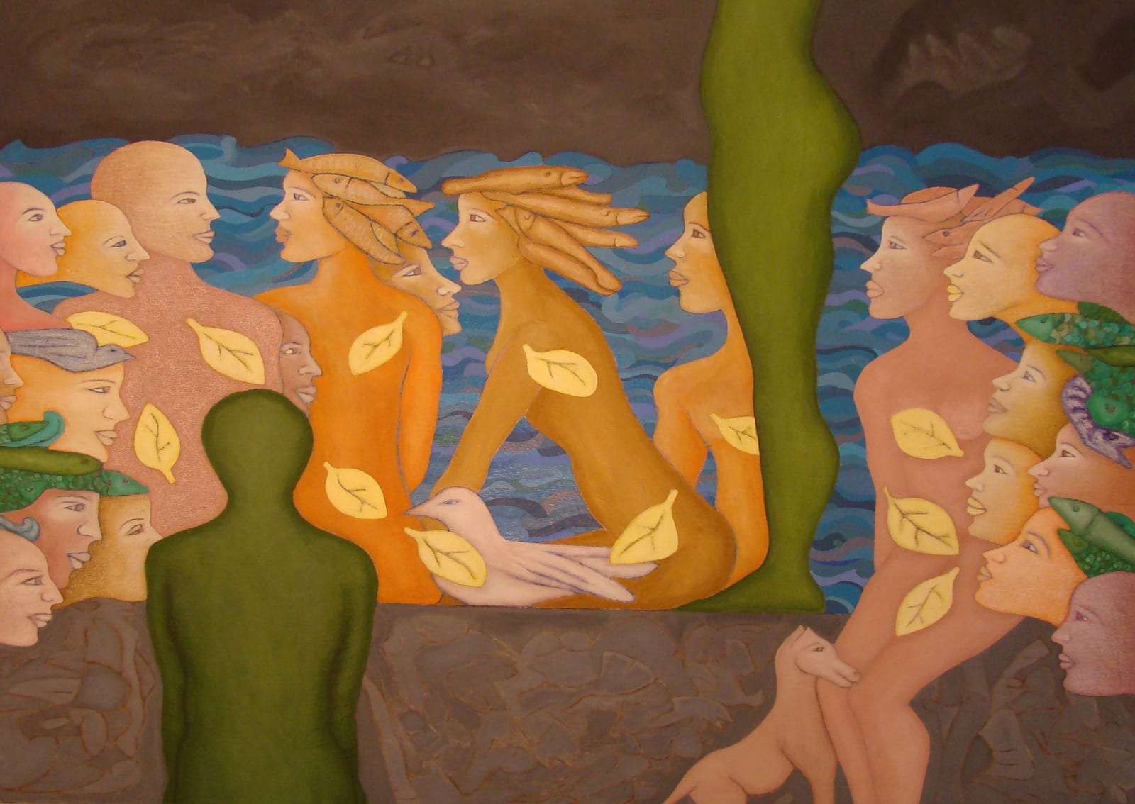 Sergio Moreno Carmenate, Wall of Sighs at the Malecón , 1998