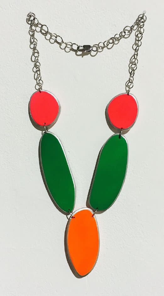 Carolina Sardi, Pink Green & Orange, 2015