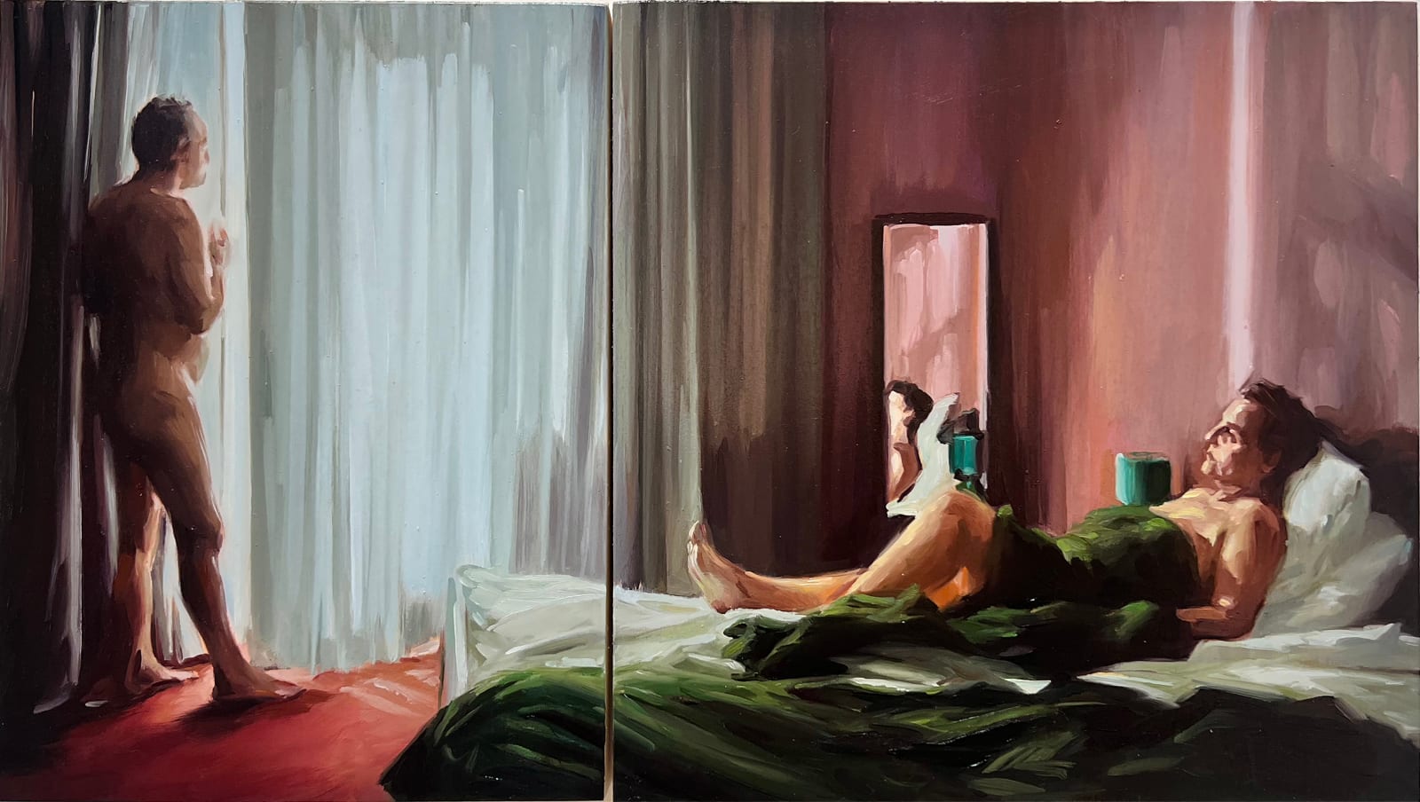 Leticia Sanchez Toledo, Intimite I-II (Dyptich), 2025