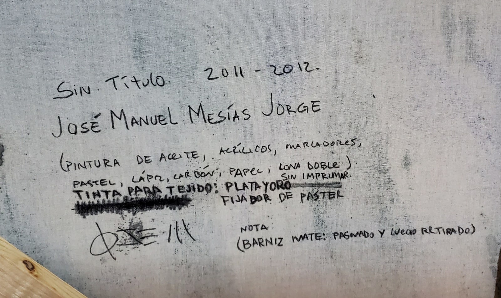 Jose Manuel Mesias, Untitled, 2011