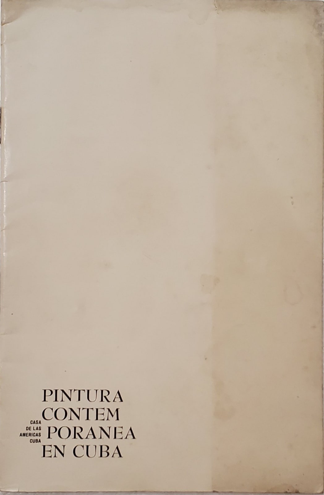 Pintura Contemporanea en Cuba, 1959