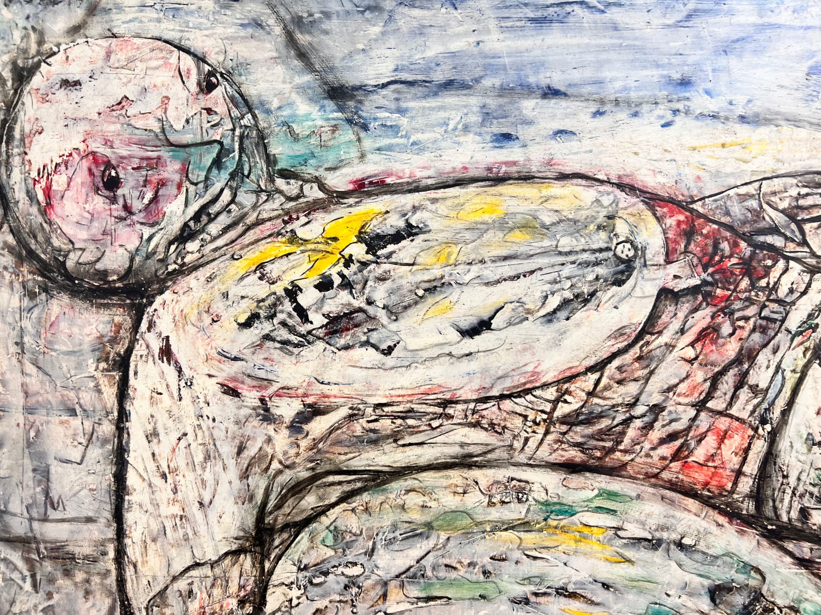 Eduardo Abela, Niño con melón (also known as Hombre con melón), 1955