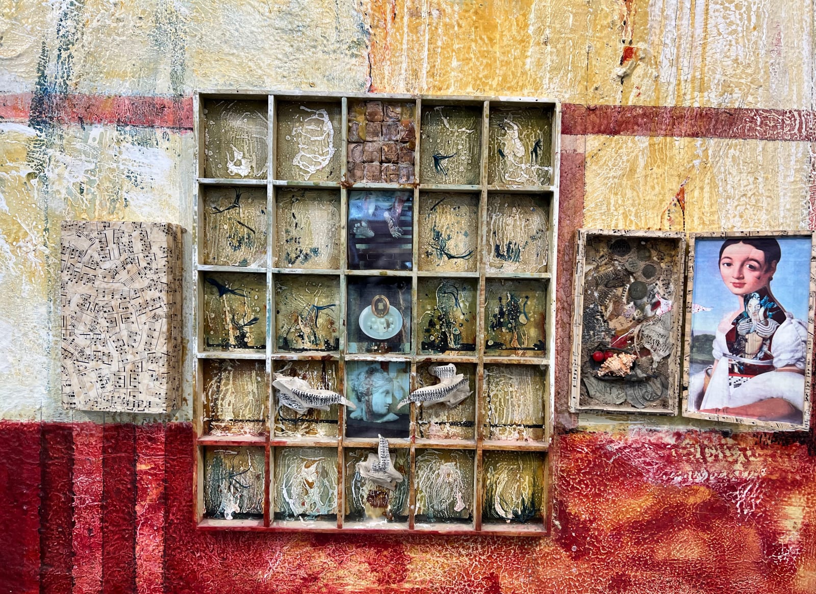 David Boxer, Havana Postcript (From Passage Installation) (Dyptich), 1997-02