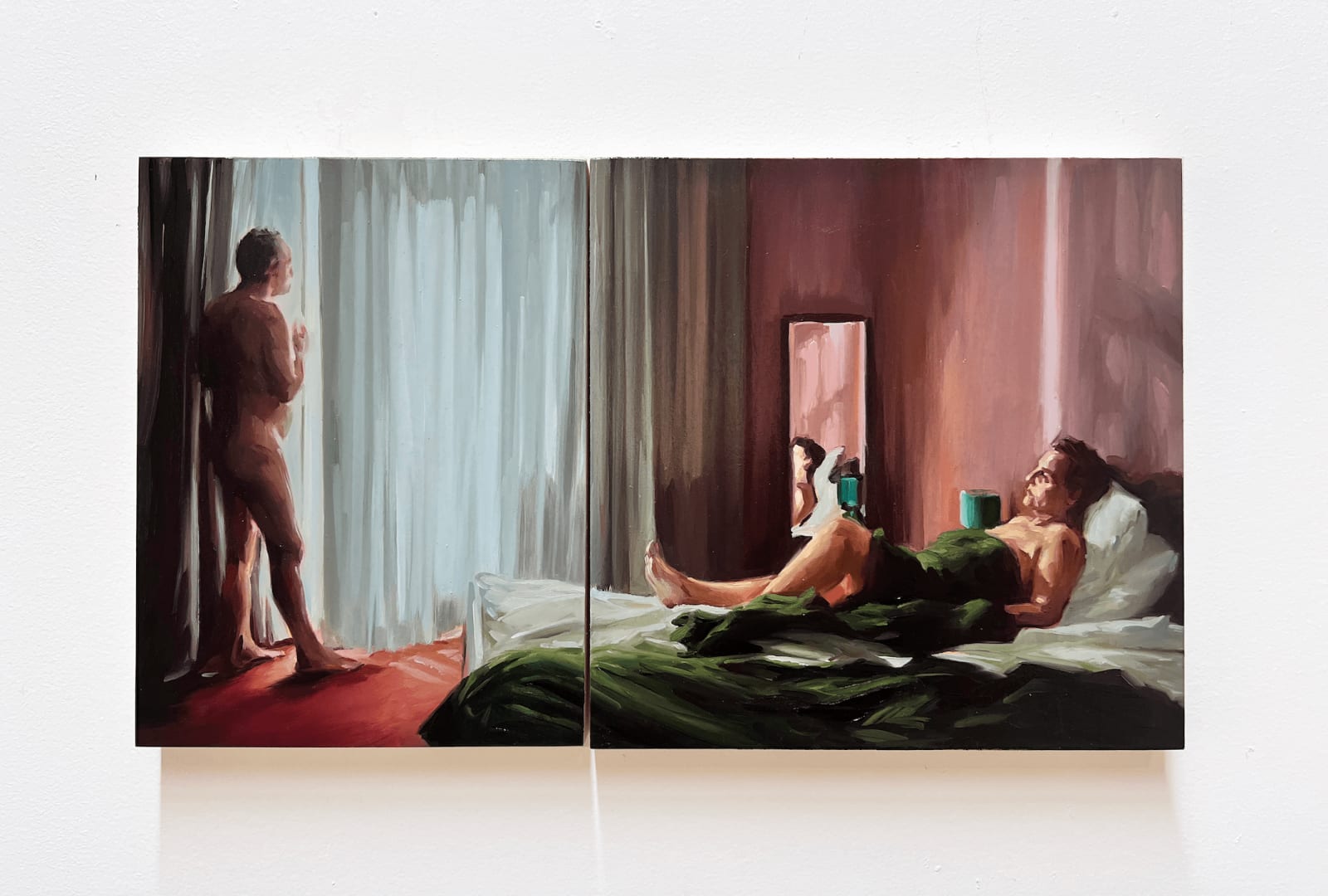 Leticia Sanchez Toledo, Intimite I-II (Dyptich), 2025