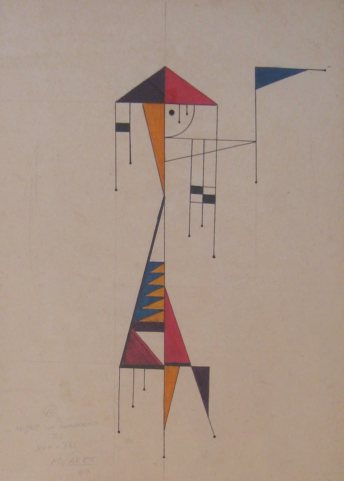 Jose Mijares, Mujer con Sombrero III, 1963