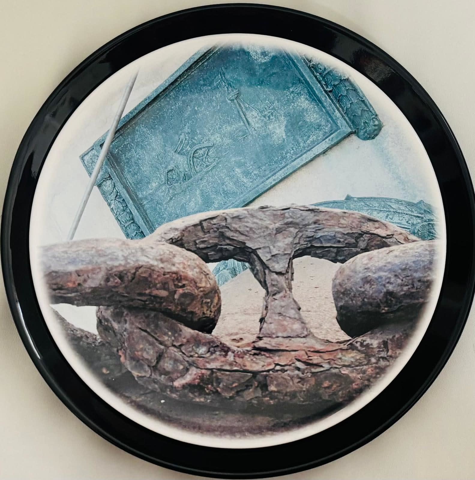 Jose Toirac, Solve et Coagula (ceramic plates), 2012
