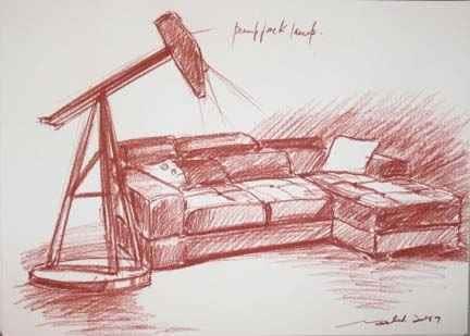 Armando Mariño, Pump-Jack Lamp, 2009