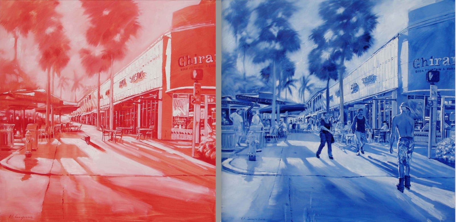 Luis Enrique Camejo, From the Serie Emptiness (Diptych), 2012