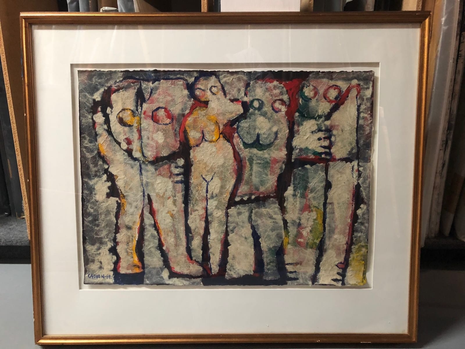 Eric Cadien, Standing Figures- 1989, 1989