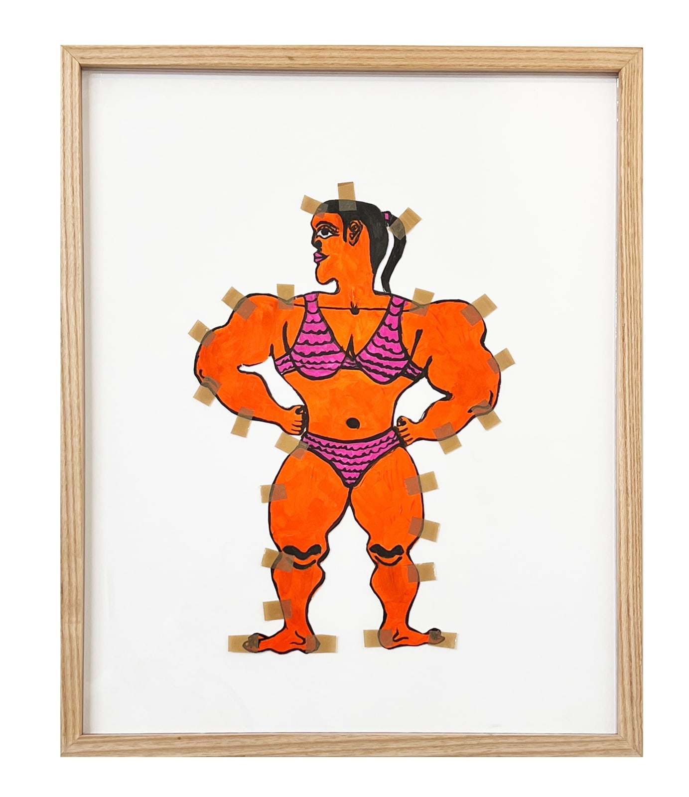 Misleidys Castillo, Untitled (strong woman), 2020