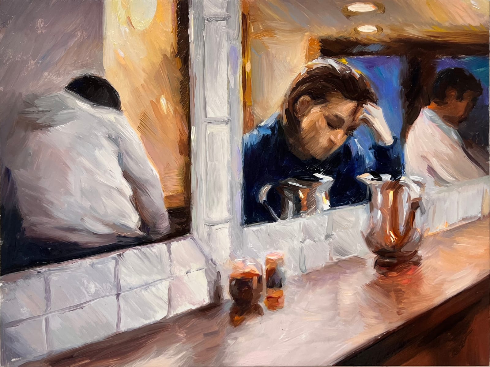 Leticia Sanchez Toledo, At the café, 2025