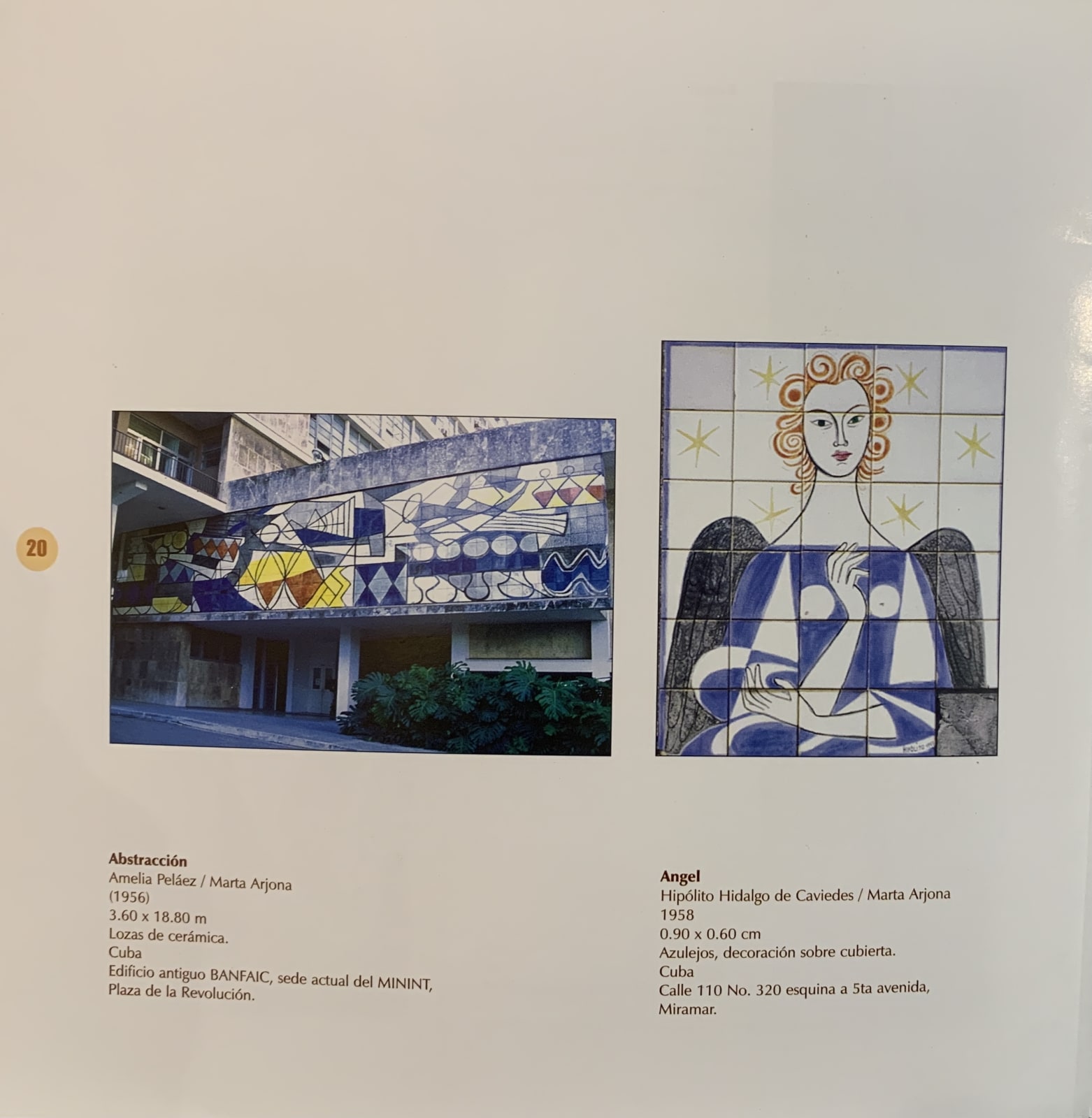 Amelia Peláez / Marta Arjona, Ceramic tiles based on an Amelia Peláez' tempera on paper, 1999