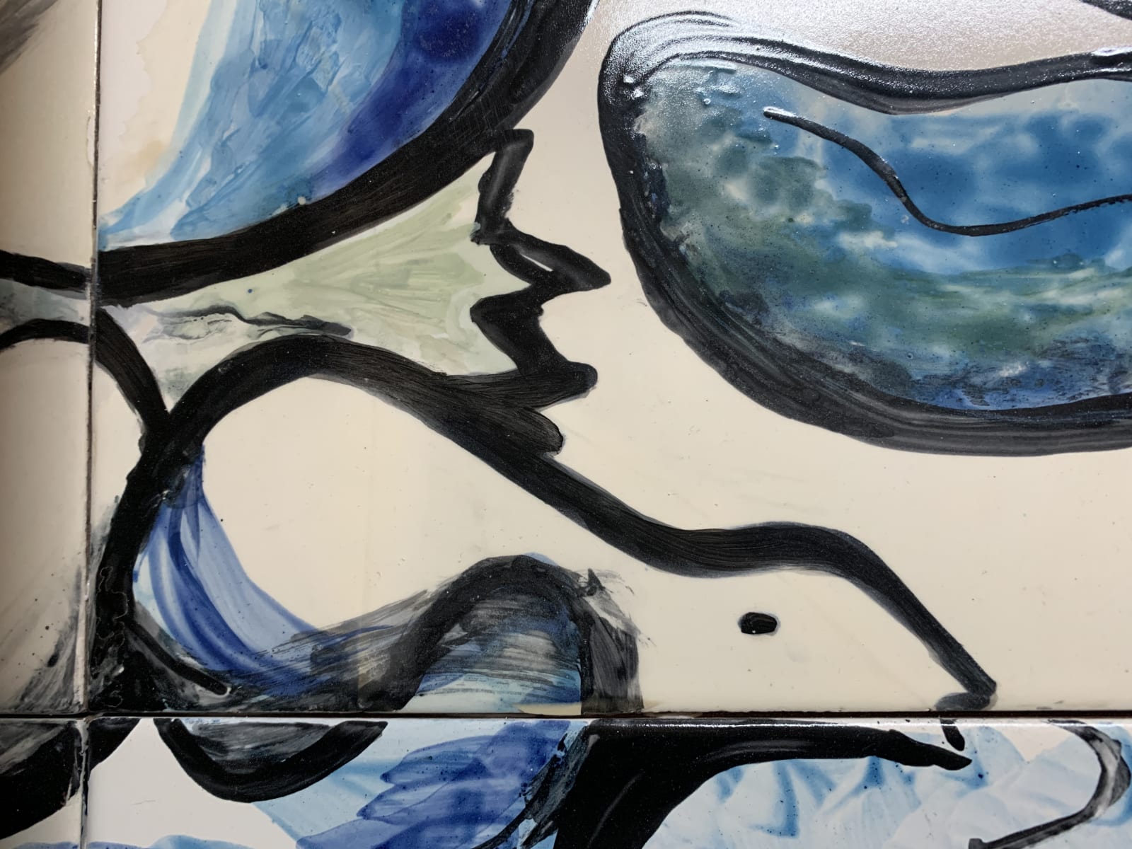 Amelia Peláez / Marta Arjona, Ceramic tiles based on an Amelia Peláez' tempera on paper, 1999