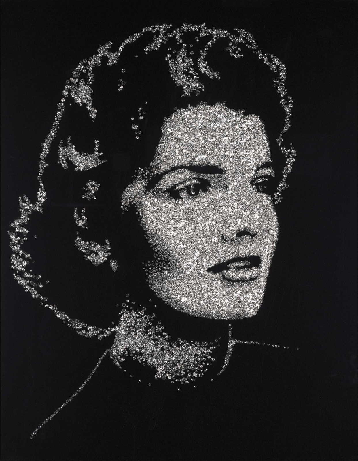 Vik Muniz, Jackie (from Pictures of Diamonds), 2005