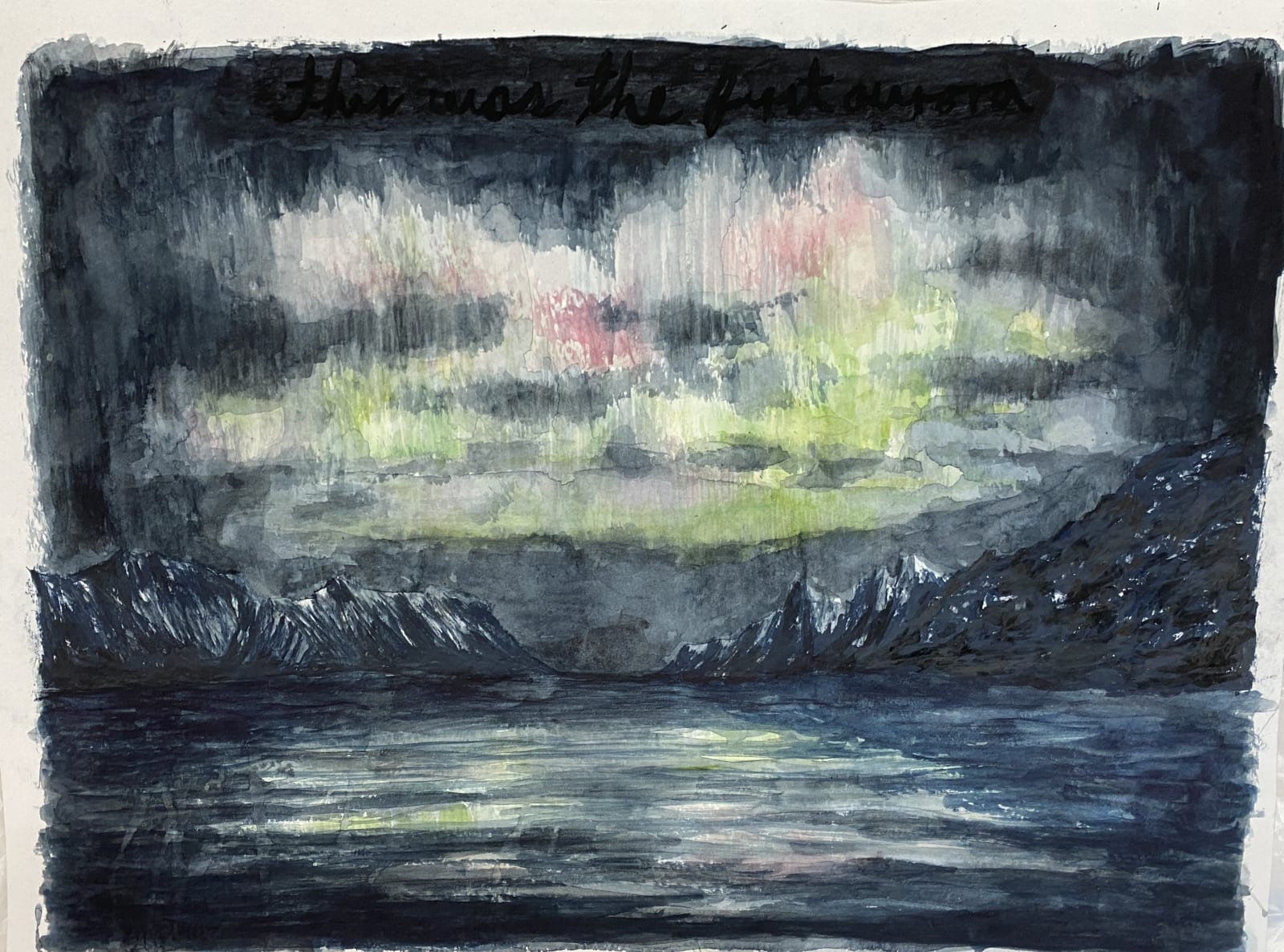 Jorge Rios, This was the first aurora, 2020