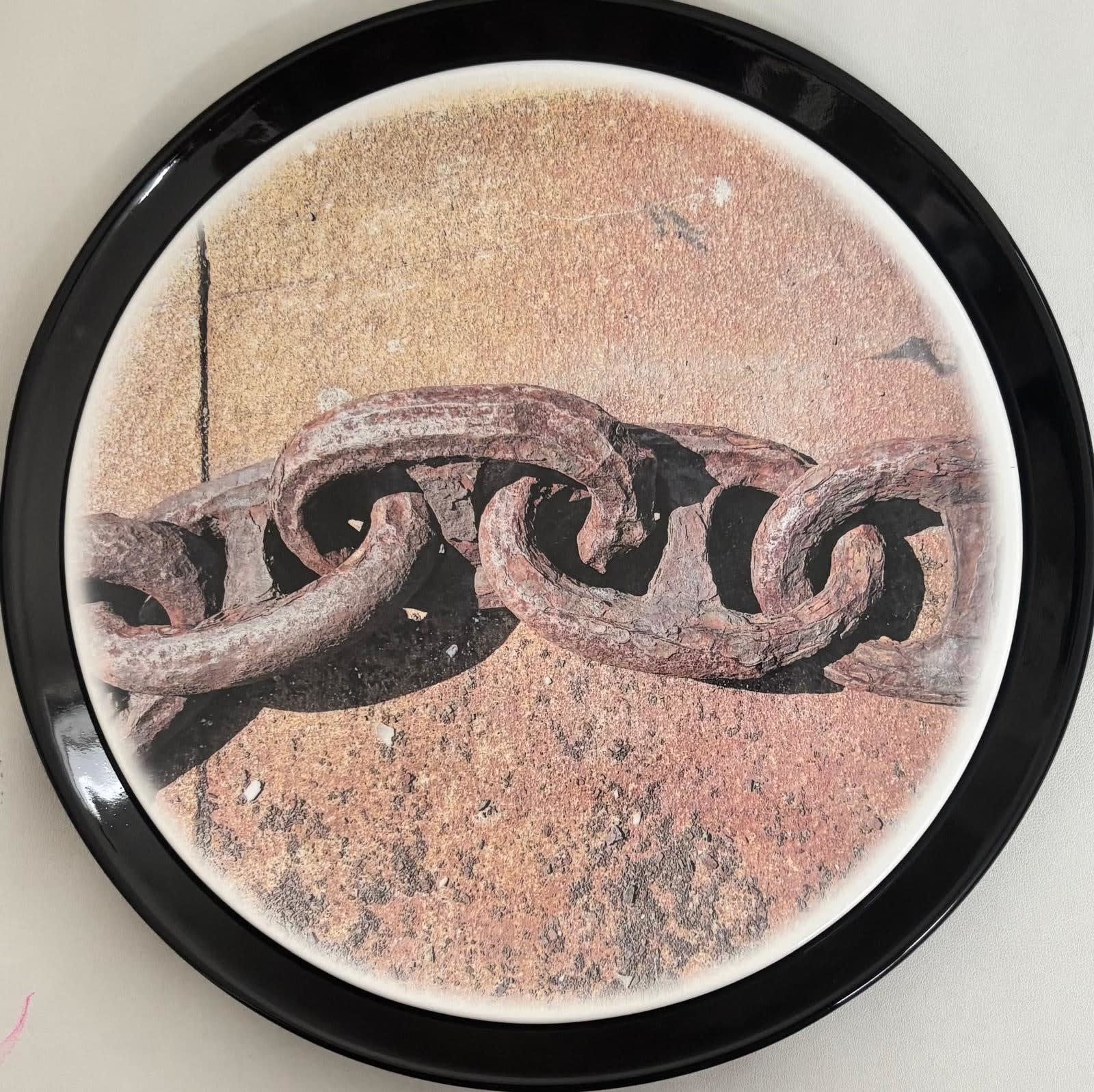 Jose Toirac, Solve et Coagula (ceramic plates), 2012