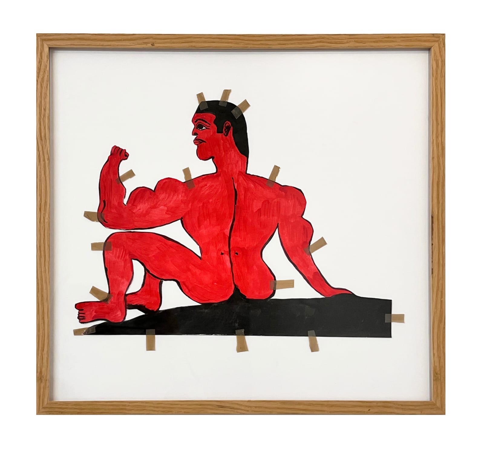 Misleidys Castillo, Untitled (strong man), 2020