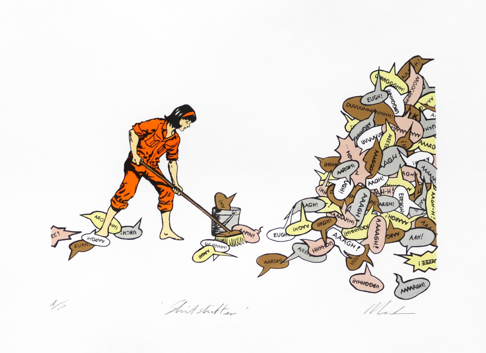 David Mach RA, Shitshifter, 2021