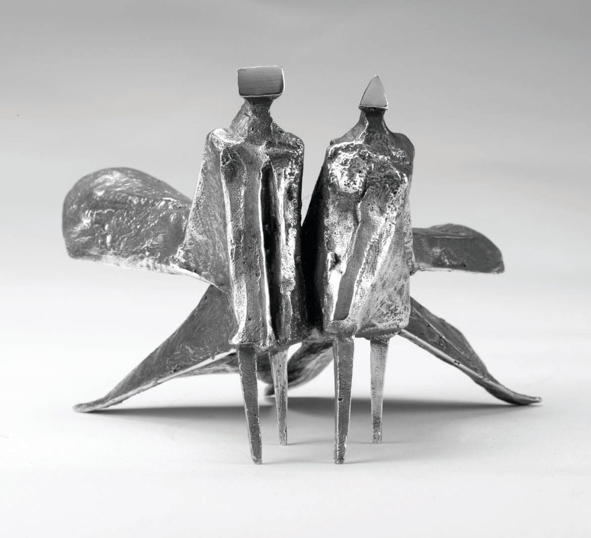 Lynn Chadwick, Maquette IV Walking Cloaked Figures (777A), 1978