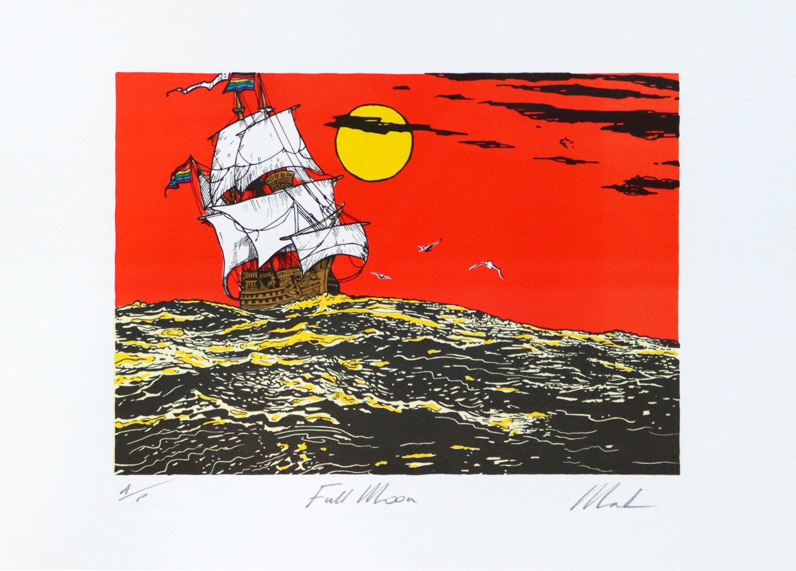 David Mach RA, Full Moon, 2021