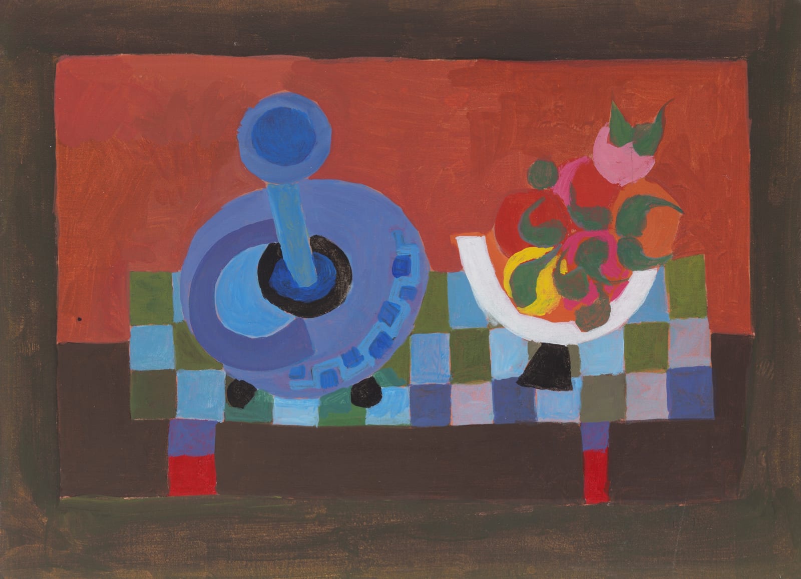 Geoffrey Clarke, Table Still Life (Fruit), 1990