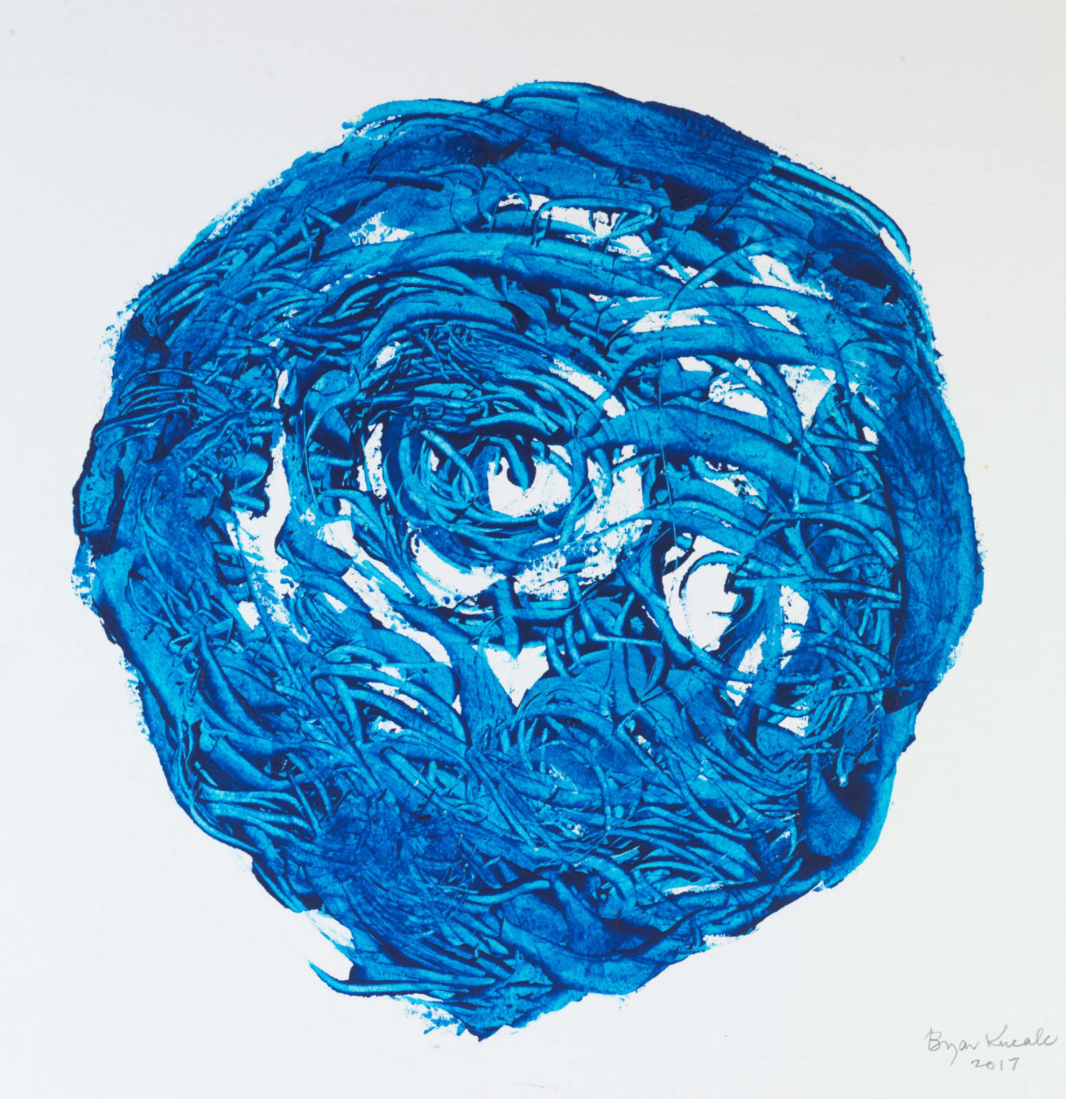 Bryan Kneale RA, Blue Sphere, 2017