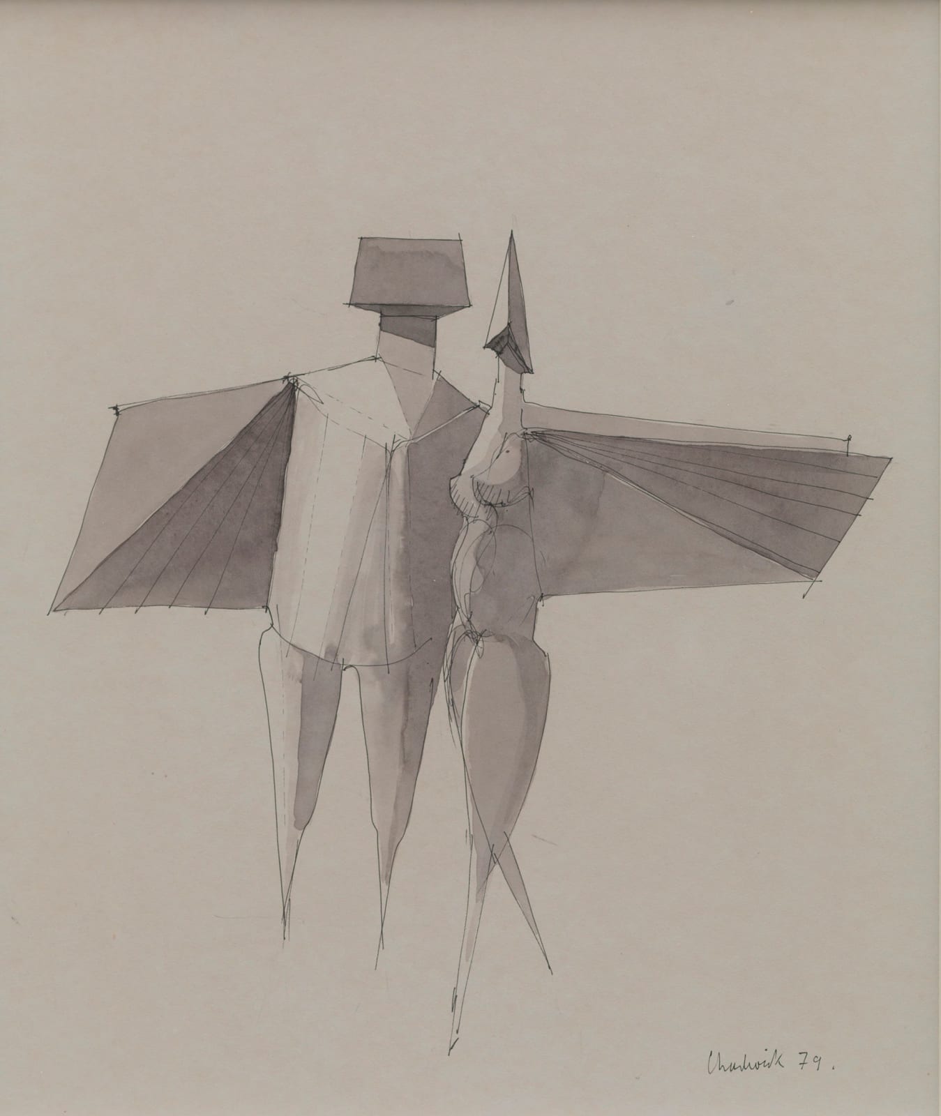 Lynn Chadwick, Winged Figures, 1979
